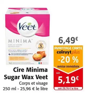 Veet cire minima sugar wax