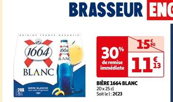 Auchan 1664 bière blanc offre