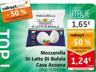 Colruyt Casa azzurra mozzarella di latte di bufala offre