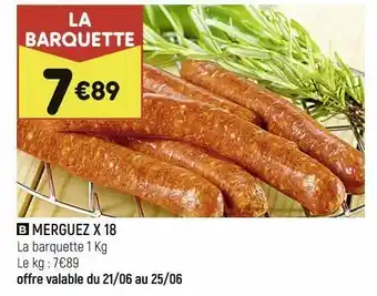 Leader Price Merguez offre