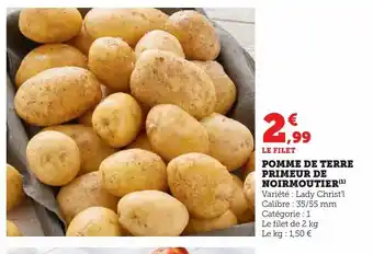 U Express Pomme de terre primeur de noirmoutier offre