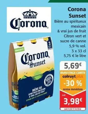 Colruyt Corona sunset offre