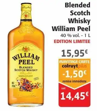 Colruyt Blended scotch whisky william peel offre