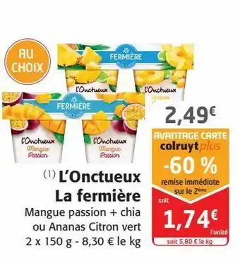 Colruyt L'onctueux la fermière offre