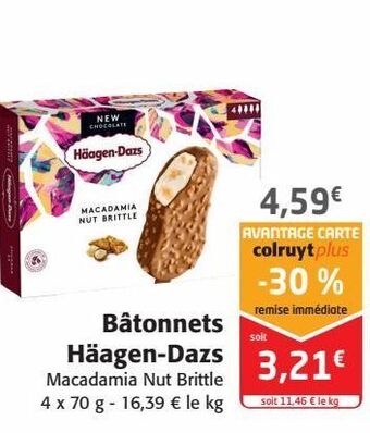 Colruyt Bâtonnets haagen dazs offre
