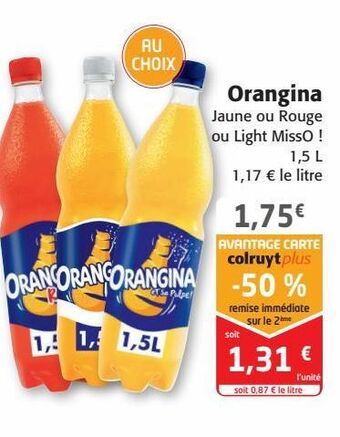 Colruyt Orangina offre