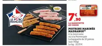 U Express Poitrine marinée madrange offre