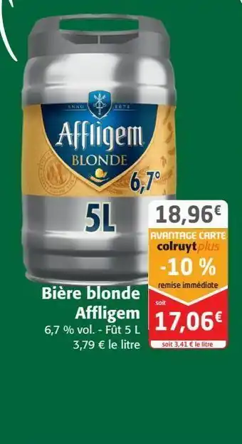 Colruyt Bière blonde affligem offre