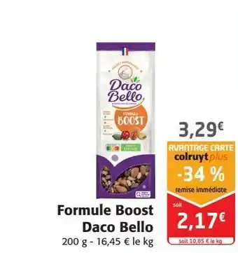 Formule boost daco bello
