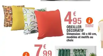 Carrefour OREILLER DÉCORATIF offre
