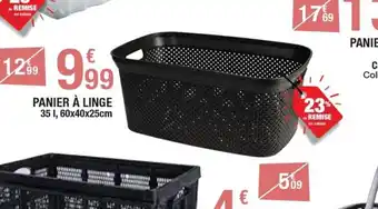 Carrefour PANIER À LINGE offre