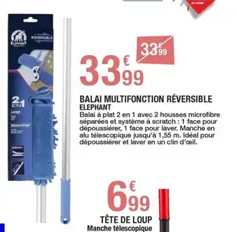Carrefour BALAI MULTIFONCTION RÉVERSIBLE offre