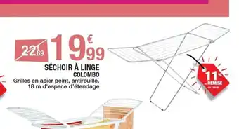 Carrefour SÉCHOIR À LINGE COLOMBO offre