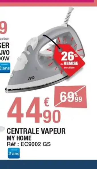 Carrefour CENTRALE VAPEUR MY HOME offre