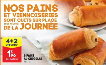ALDI 6 PAINS AU CHOCOLAT offre