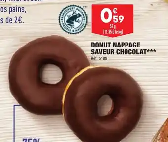 ALDI DONUT NAPPAGE SAVEUR CHOCOLAT*** Réf. 5189 offre