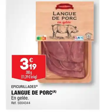 LANGUE DE PORC(A)