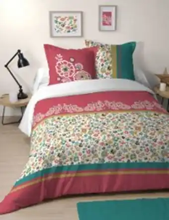 Maxi Bazar Amaryllis housse de couette 240x220cm et 2 taies 63x63cm offre