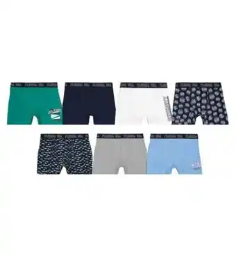 Lot de 7 boxers en jersey imprimé dr...