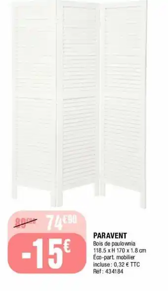 La Foir'Fouille Paravent offre