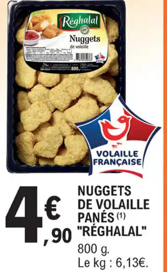 E.Leclerc Nuggets De Volaille Panés "Réghalal" offre