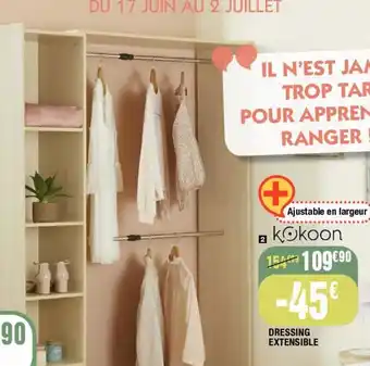 La Foir'Fouille Dressing extensible offre