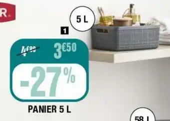 La Foir'Fouille Panier 5l offre