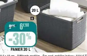 La Foir'Fouille Panier 20l offre