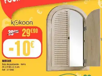 La Foir'Fouille Miroir offre