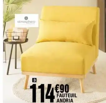 La Foir'Fouille Fauteuil andria offre