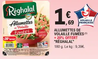 E.Leclerc Allumettes De Volaille Fumées offre