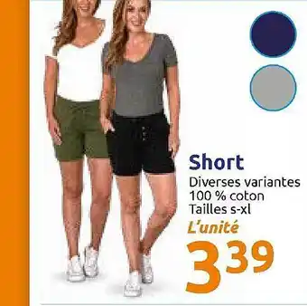 Action Short offre