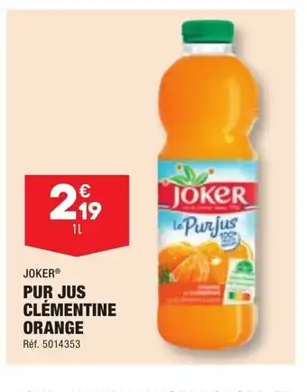 ALDI JOKERⓇ PUR JUS CLÉMENTINE ORANGE Réf. 5014353 offre
