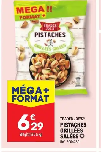 ALDI PISTACHES GRILLEES SALEES offre