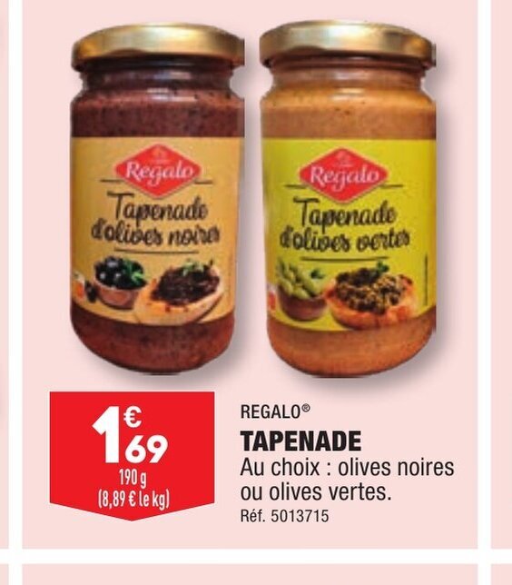 Promo TAPENADE chez ALDI