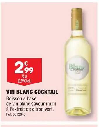 ALDI VIN BLANC COCKTAIL offre