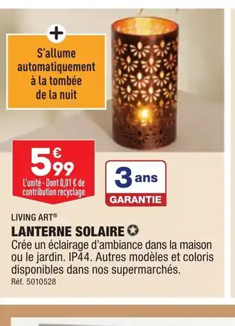 ALDI LANTERNE SOLAIRE offre