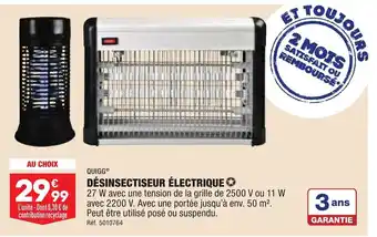 ALDI DÉSINSECTISEUR ÉLECTRIQUE offre