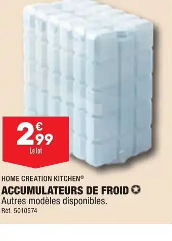 ACCUMULATEURS DE FROID Autres modèles disponibles.