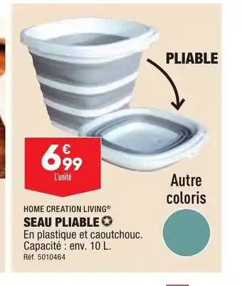 ALDI SEAU PLIABLE offre