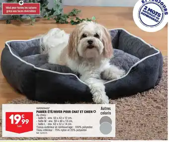 ALDI PANIER ÉTÉ/HIVER POUR CHAT ET CHIEN Au choix : offre
