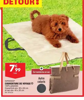 ALDI COUVERTURE DE VOYAGE offre