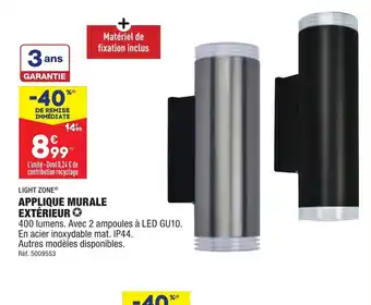 ALDI APPLIQUE MURALE EXTÉRIEUR offre