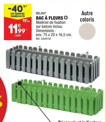 ALDI BAC À FLEURS offre