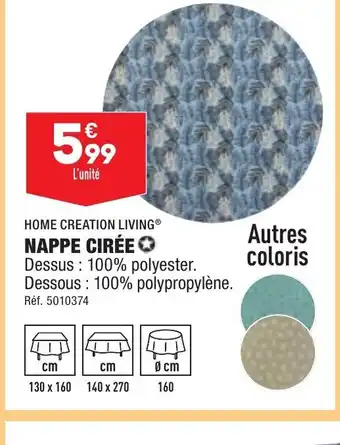 ALDI NAPPE CIRÉE offre