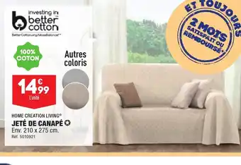 JETÉ DE CANAPÉ Env. 210 x 275 cm. Réf. 5010921