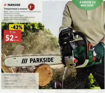 Lidl Tronçonneuse à essence offre