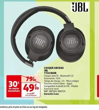 Auchan CASQUE ARCEAU JBL offre
