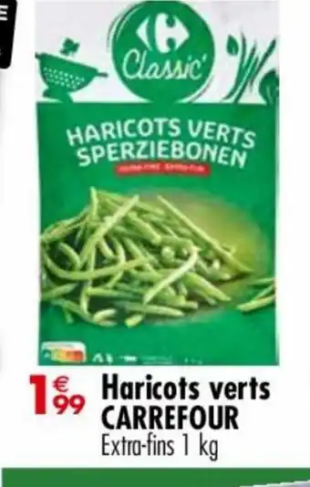 Carrefour Market HARICOTS VERTS offre