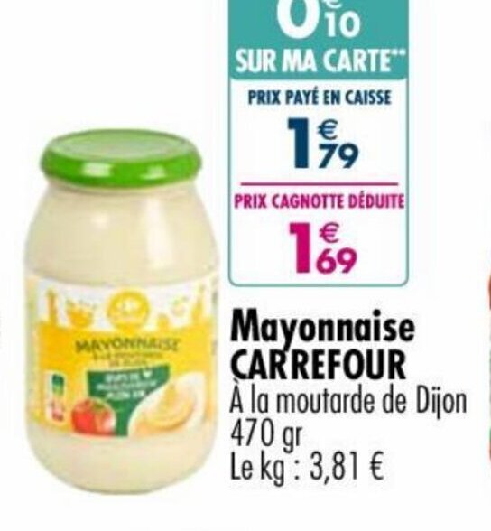 Promo Mayonnaise CARREFOUR chez Carrefour Market